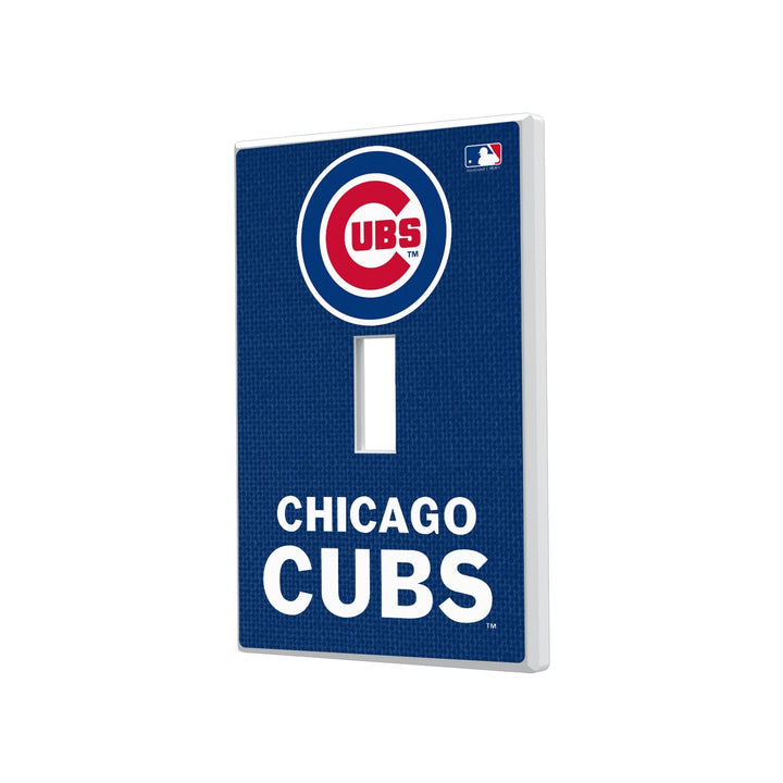 Chicago Cubs Solid Hidden-Screw Light Switch Plate Light Switch Plates Keyscaper