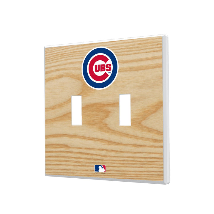 Chicago Cubs Baseball Bat Hidden-Screw Light Switch Plate Light Switch Plates Keyscaper