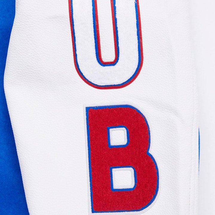 CHICAGO CUBS PRO STANDARD MEN'S ROYAL BLUE VARSITY JACKET Jackets & Outerwear Ivy Shop