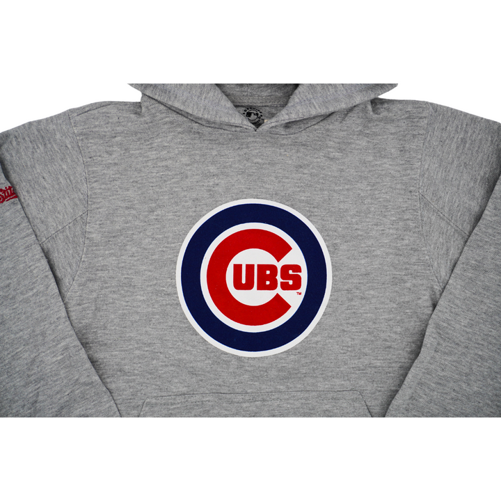 CHICAGO CUBS DYNASTY YOUTH BULLSEYE HEATHER GREY HOODIE Sweatshirts & Hoodies Ivy Shop
