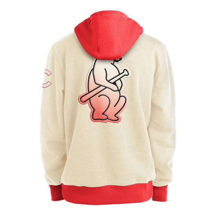 CHICAGO CUBS NEW ERA MEN'S 1914 WHITE AND ORANGE COLOR PACK HOODIE Sweatshirts & Hoodies NEW ERA CAP COMPANY INC