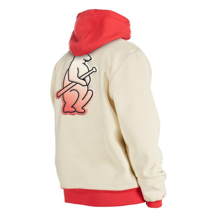 CHICAGO CUBS NEW ERA MEN'S 1914 WHITE AND ORANGE COLOR PACK HOODIE Sweatshirts & Hoodies NEW ERA CAP COMPANY INC