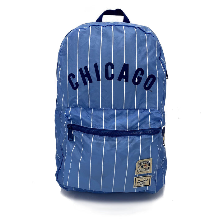 CHICAGO CUBS HERSCHEL PINSTRIPE PACKABLE DAYPACK Bags & Backpacks HERSCHEL SUPPLY