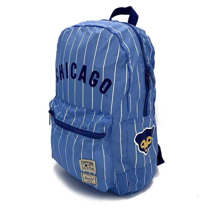 CHICAGO CUBS HERSCHEL PINSTRIPE PACKABLE DAYPACK Bags & Backpacks HERSCHEL SUPPLY