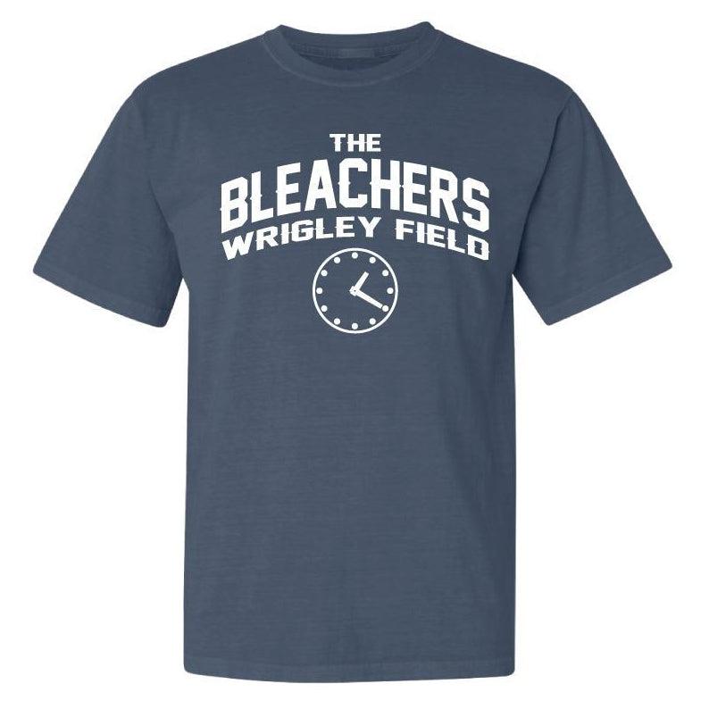 WRIGLEY FIELD BLUE BLEACHER CLOCK TEE Short Sleeve Tees ART FLO SHIRT & LETTERING
