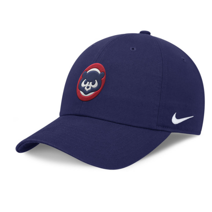 CHICAGO CUBS NIKE 1984 BEAR NAVY ADJUSTABLE CAP Caps NIKE