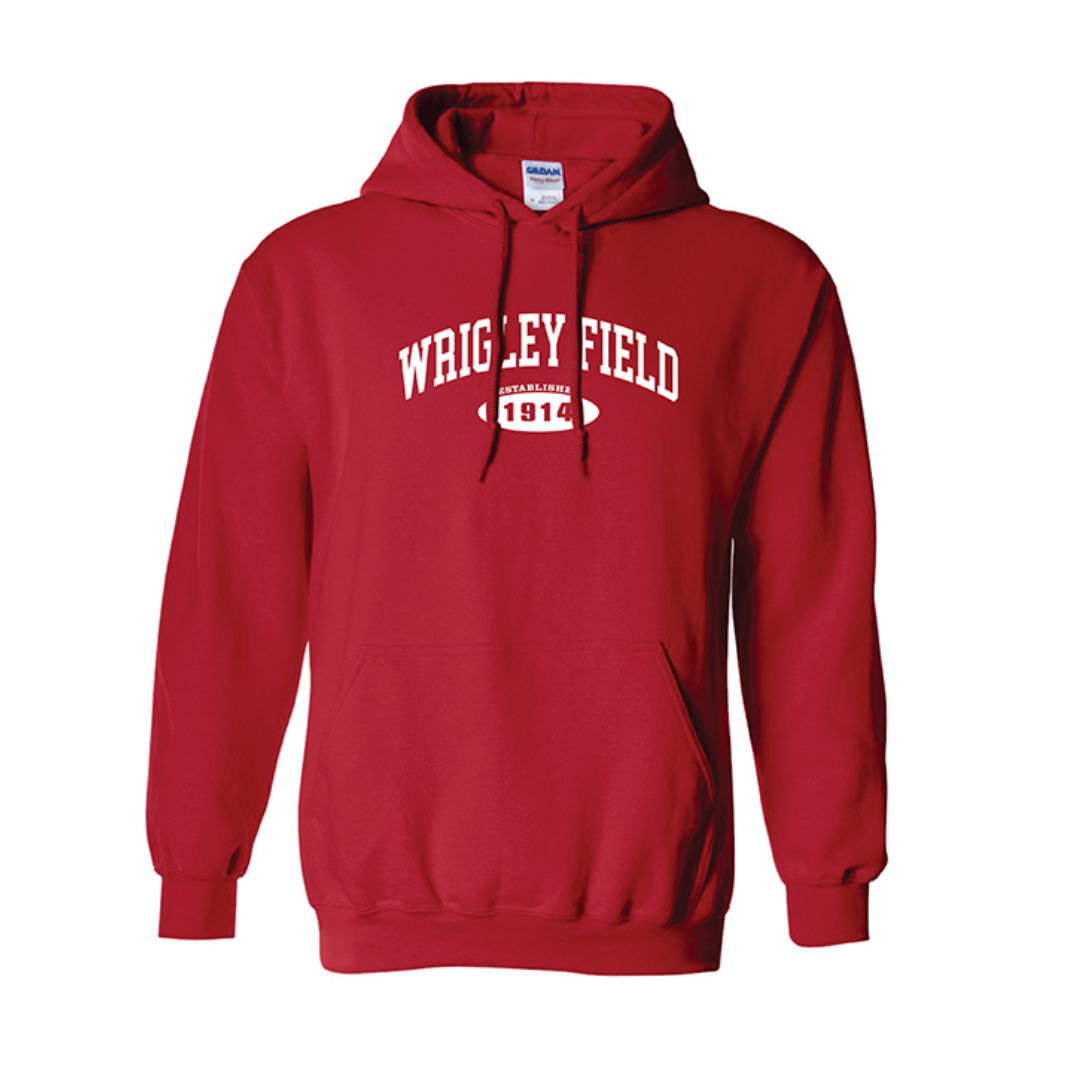 Wrigley Field Red 1914 Hoodie Sweatshirt Sweatshirts & Hoodies ART FLO SHIRT & LETTERING