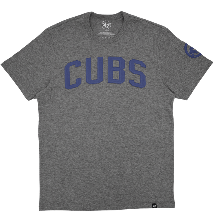 CHICAGO CUBS '47 WALKING BEAR SLATE GREY TEE Short Sleeve Tees '47 BRAND