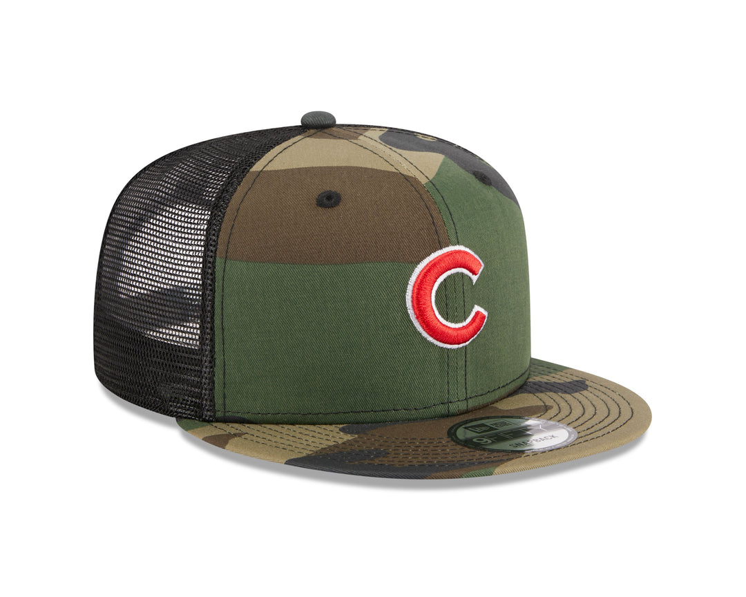 Chicago Cubs New Era C Logo Camo 950 Cap Caps NEW ERA CAP COMPANY INC