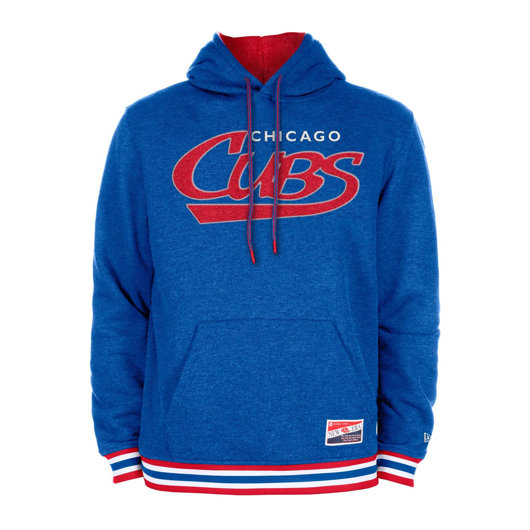 Chicago Cubs New Era Men's Royal Blue Script Hoodie Sweatshirts & Hoodies NEW ERA CAP COMPANY INC