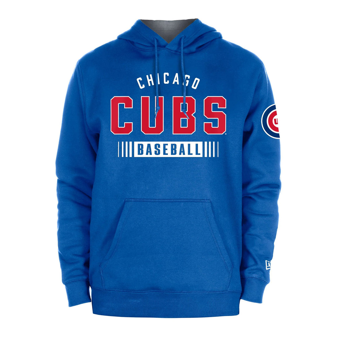 Chicago Cubs New Era Men's Fleece Wordmark Royal Blue Hoodie Sweatshirts & Hoodies NEW ERA CAP COMPANY INC