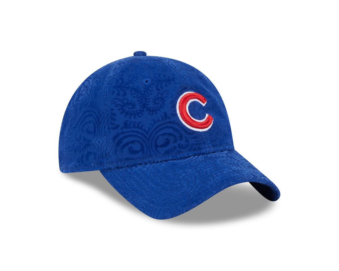 Chicago Cubs New Era Women's C Logo Paisley Pattern 9Twenty Cap Caps NEW ERA CAP COMPANY INC