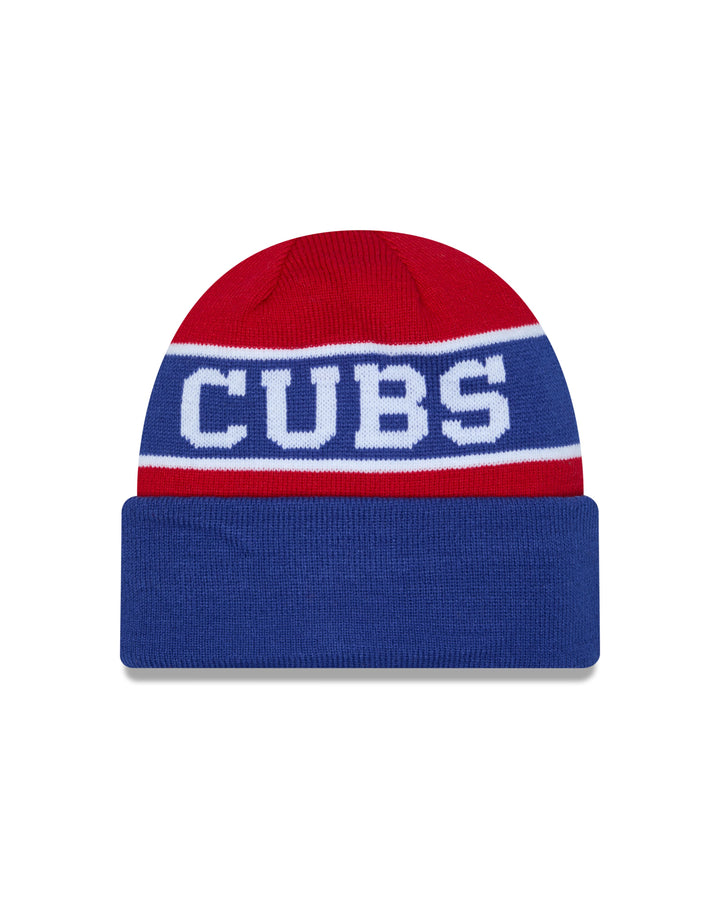 Chicago Cubs Bullseye Logo Reversible Knit Hat Knits NEW ERA CAP COMPANY INC