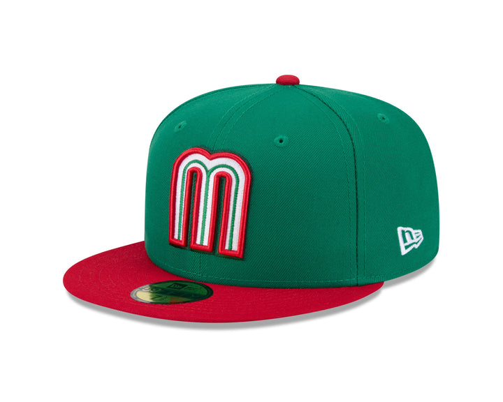 Mexico Baseball World Baseball Classic 5950 Low Profile Fitted Cap by New Era Caps NEW ERA CAP COMPANY