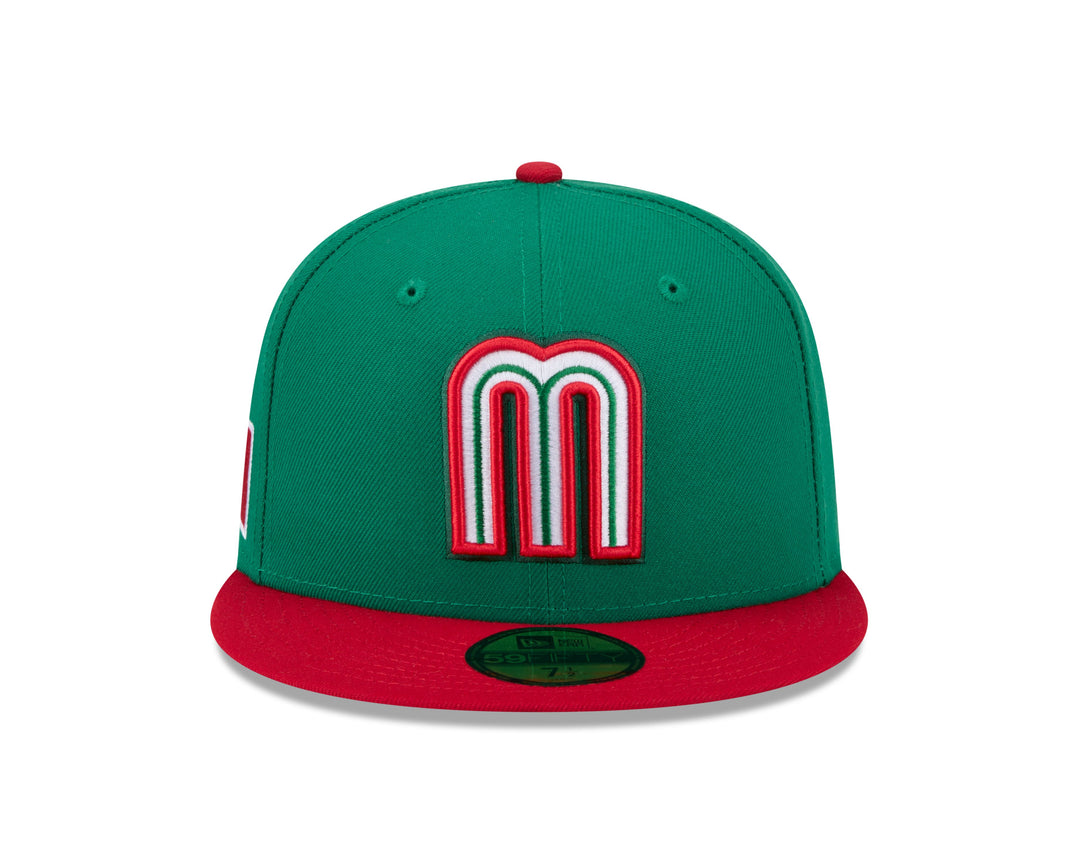 Mexico Baseball World Baseball Classic 5950 Low Profile Fitted Cap by New Era Caps NEW ERA CAP COMPANY