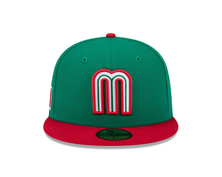 Mexico Baseball World Baseball Classic 5950 Low Profile Fitted Cap by New Era Caps NEW ERA CAP COMPANY