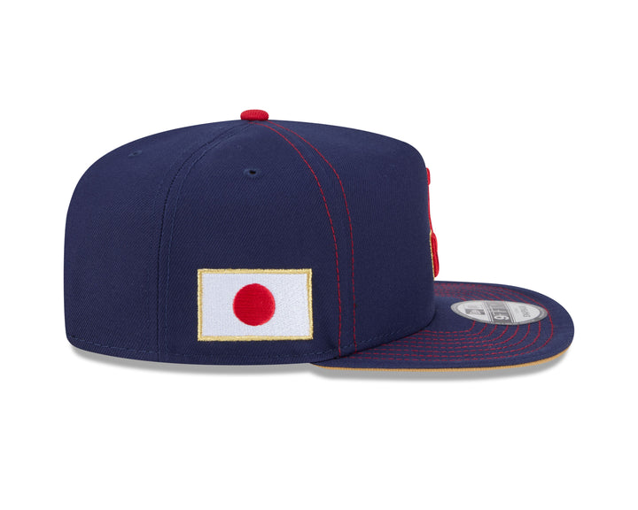 Japan Baseball World Baseball Classic 9Fifty A-Frame Snapback Cap by New Era Caps NEW ERA CAP COMPANY