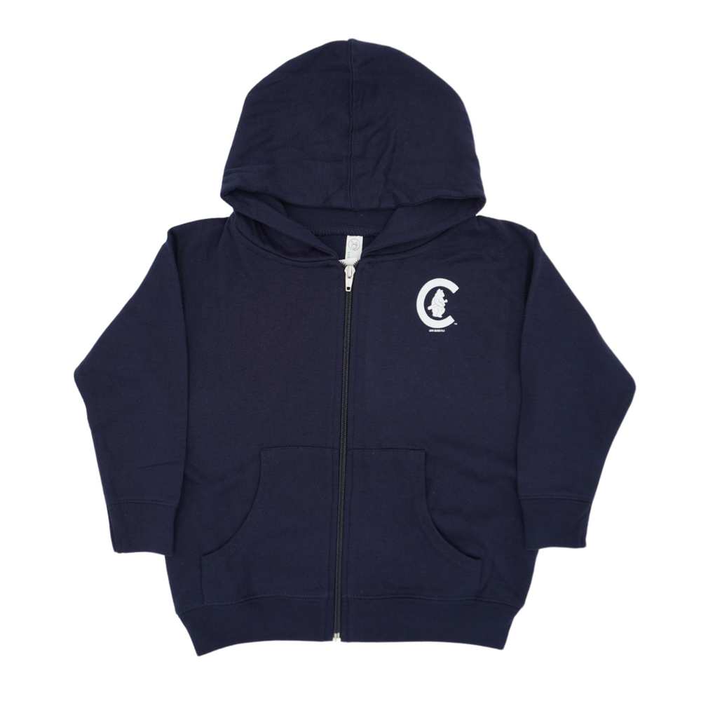 CHICAGO CUBS CHILD 1914 NAVY FULL ZIP HOODIE Sweatshirts & Hoodies Ivy Shop