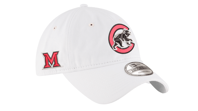 CHICAGO CUBS AND MIAMI UNIVERSITY NEW ERA WALKING BEAR ADJUSTABLE CAP Caps NEW ERA CAP COMPANY INC