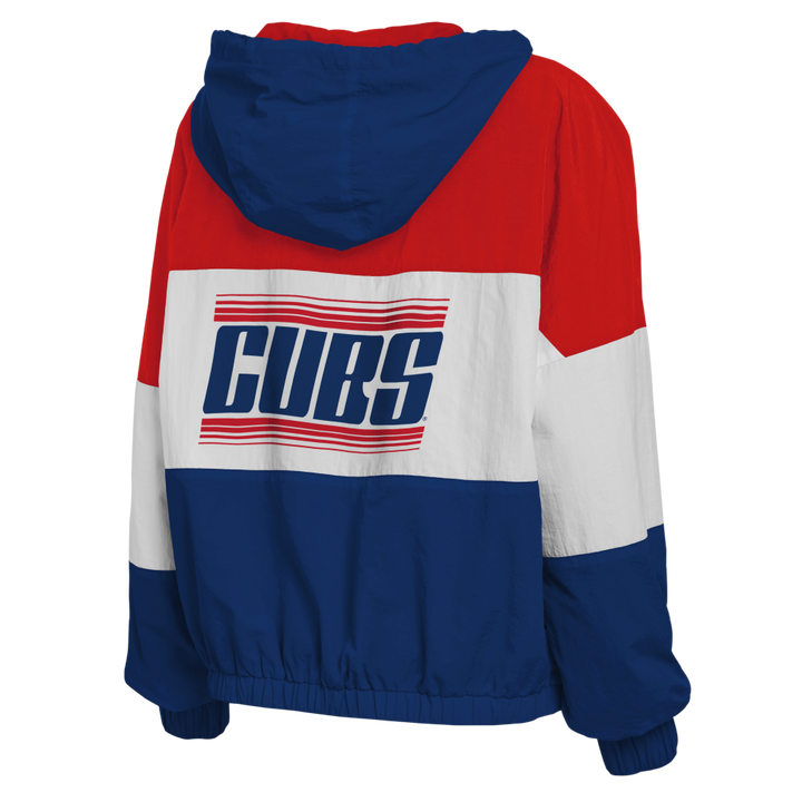 Chicago Cubs Women's 1984 Bear Color Block Windbreaker by WEAR by Erin Andrews Jackets & Outerwear WEAR ERIN ANDREWS