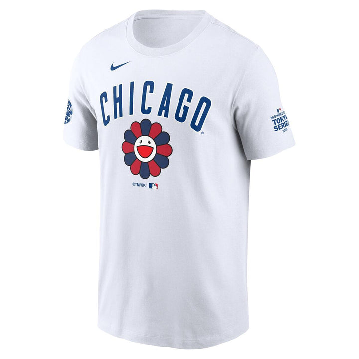 Chicago Cubs x Murakami Arch White T-Shirt by Nike Short Sleeve Tees Nike