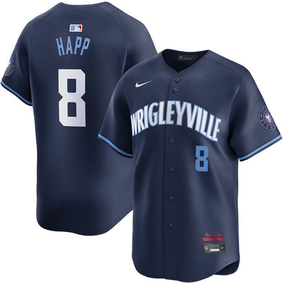 CHICAGO CUBS NIKE MEN'S CITY CONNECT IAN HAPP LIMITED JERSEY