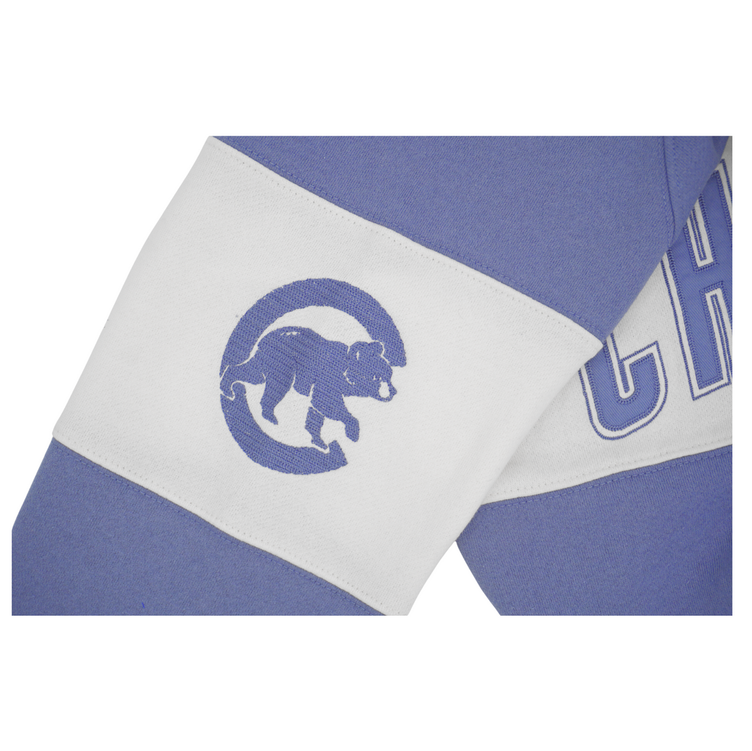 Chicago Cubs Pastel Crew Youth Sweatshirt in Light Blue by Outerstuff Sweatshirts &amp; Hoodies OUTERSTUFF LLC