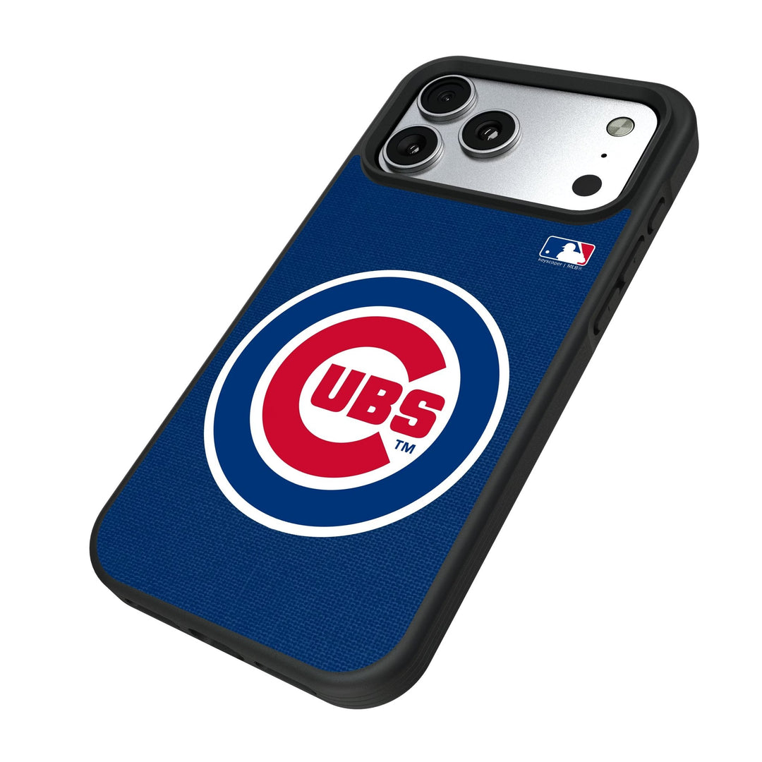 Chicago Cubs Solid Bump Phone Case for Apple iPhone 17 Series Phone Cases Keyscaper