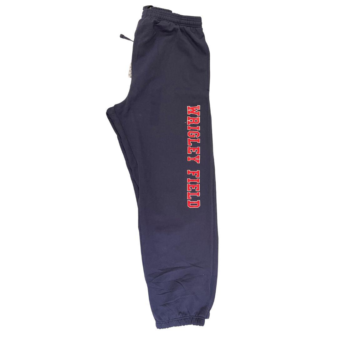 WRIGLEY FIELD MEN'S NAVY SWEATPANTS Bottoms PROFILE