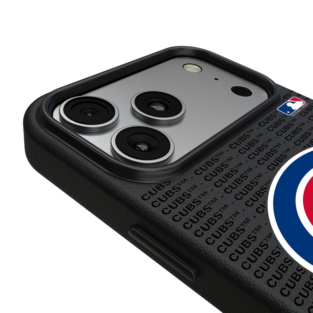 Chicago Cubs Text Backdrop MagSafe Compatible Phone Case for Apple iPhone 17 Series Phone Cases Keyscaper