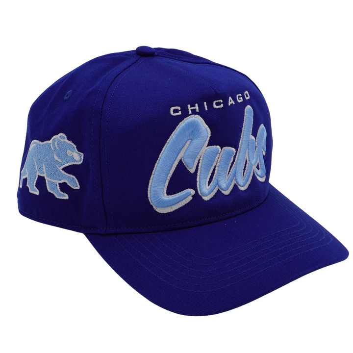 CHICAGO CUBS '47 WALKING BEAR BLUE HITCH ADJUSTABLE CAP Caps 47 BRAND