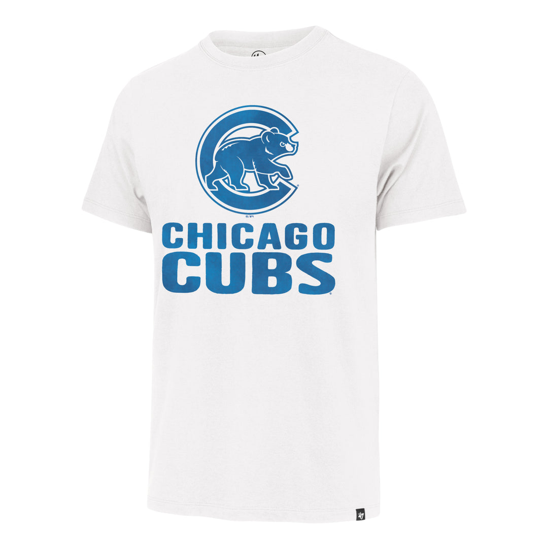 Chicago Cubs Walking Bear 47 Brand White Tee Short Sleeve Tees 47 BRAND