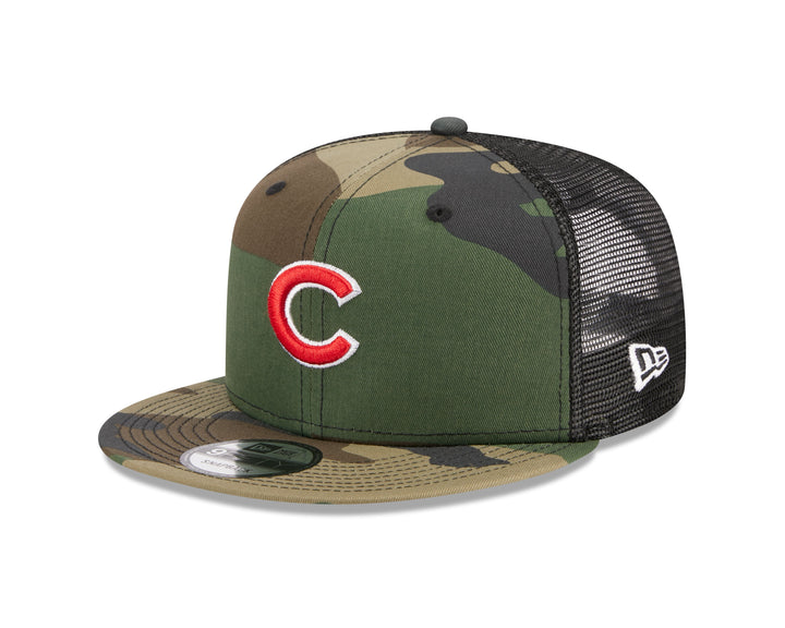 Chicago Cubs New Era C Logo Camo 950 Cap Caps NEW ERA CAP COMPANY INC