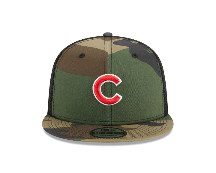 Chicago Cubs New Era C Logo Camo 950 Cap Caps NEW ERA CAP COMPANY INC