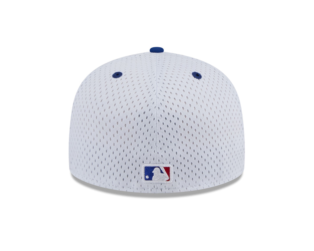 CHICAGO CUBS NEW ERA BULLSEYE WHITE MESH 59FIFTY CAP