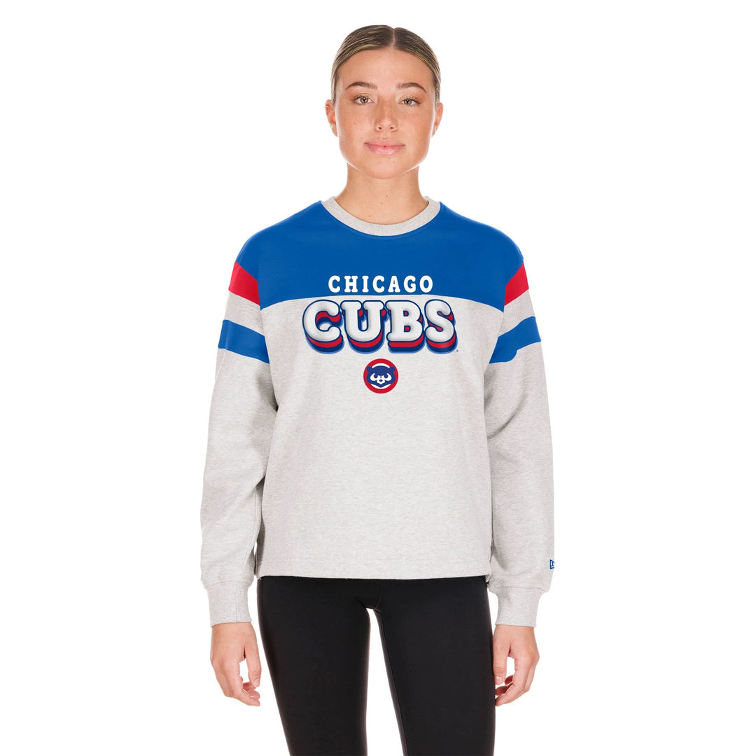 CHICAGO CUBS NEW ERA WOMEN'S 1984 BEAR CREWNECK SWEATSHIRT Sweatshirts & Hoodies NEW ERA CAP COMPANY INC