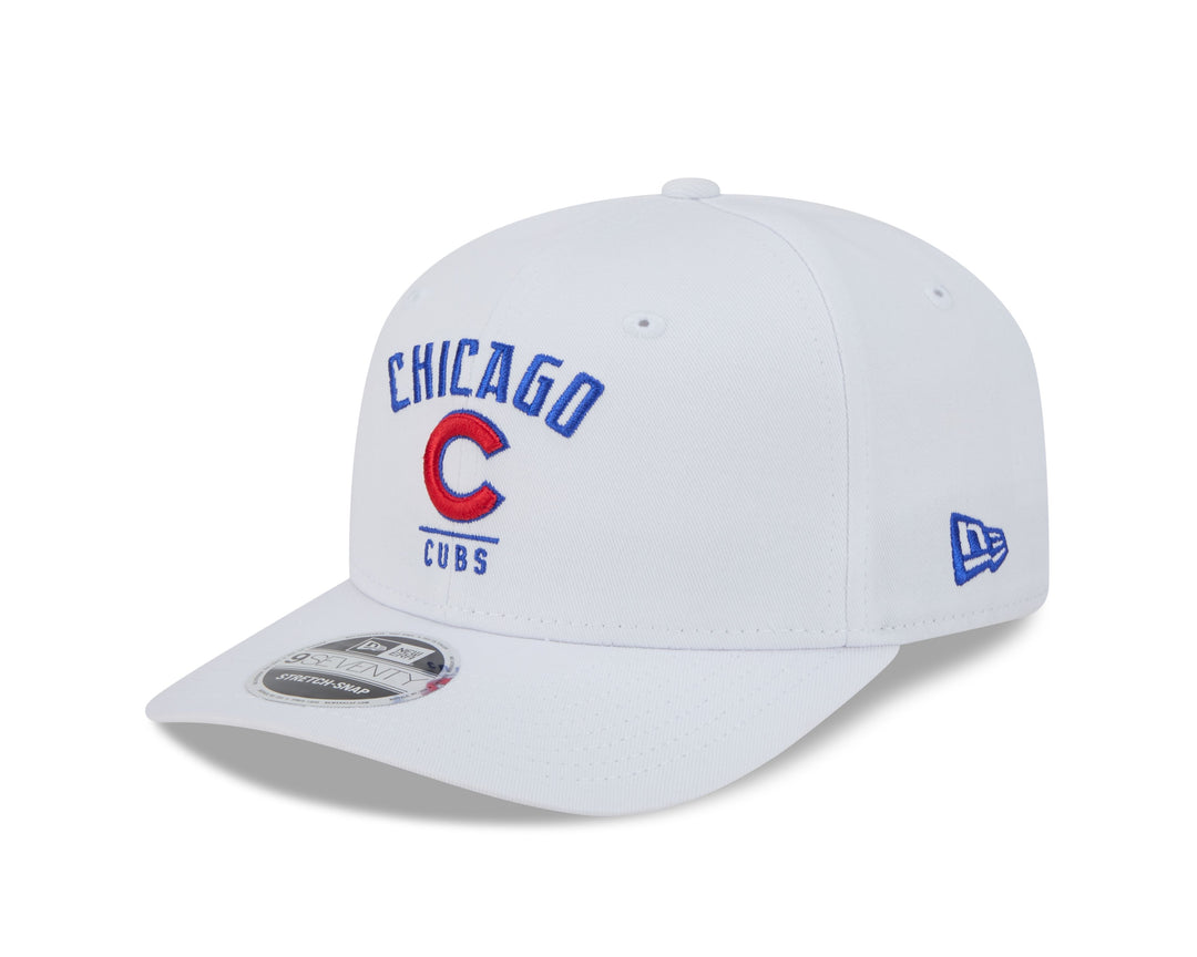 Chicago Cubs New Era C Logo 970 White Snapback Cap Caps NEW ERA CAP COMPANY INC