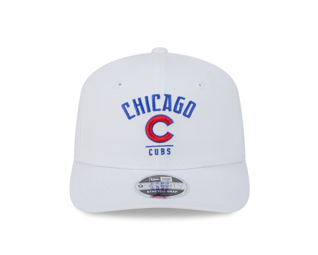 Chicago Cubs New Era C Logo 970 White Snapback Cap Caps NEW ERA CAP COMPANY INC