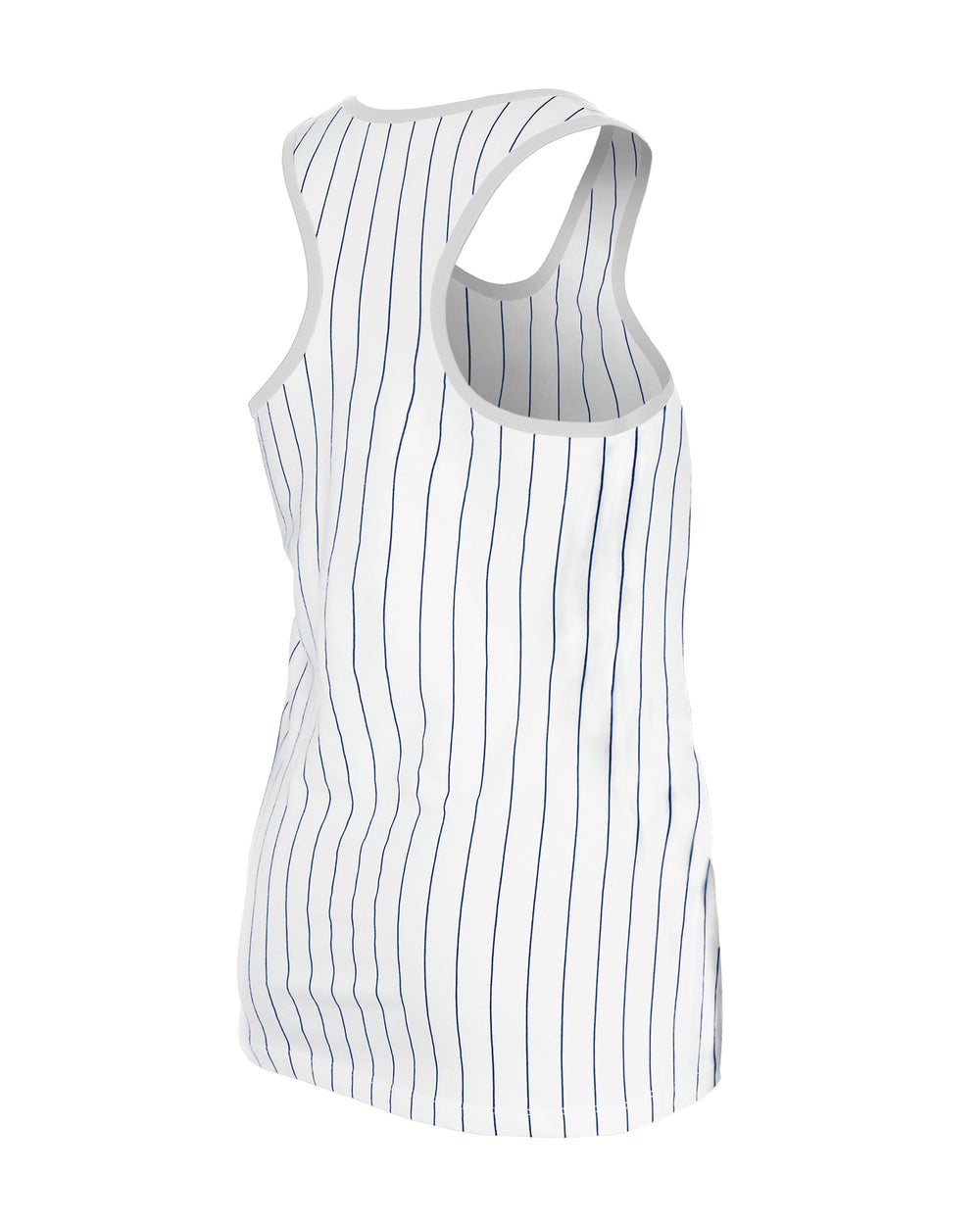 Chicago Cubs 1914 Gameday Tank Pinstripe White by New Era Women's Tank Top NEW ERA CAP COMPANY