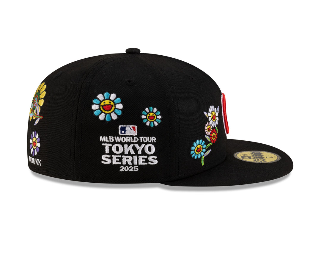 Chicago Cubs x Murakami 59Fifty Tokyo Series Black Fitted Cap by New Era Caps NEW ERA CAP COMPANY INC