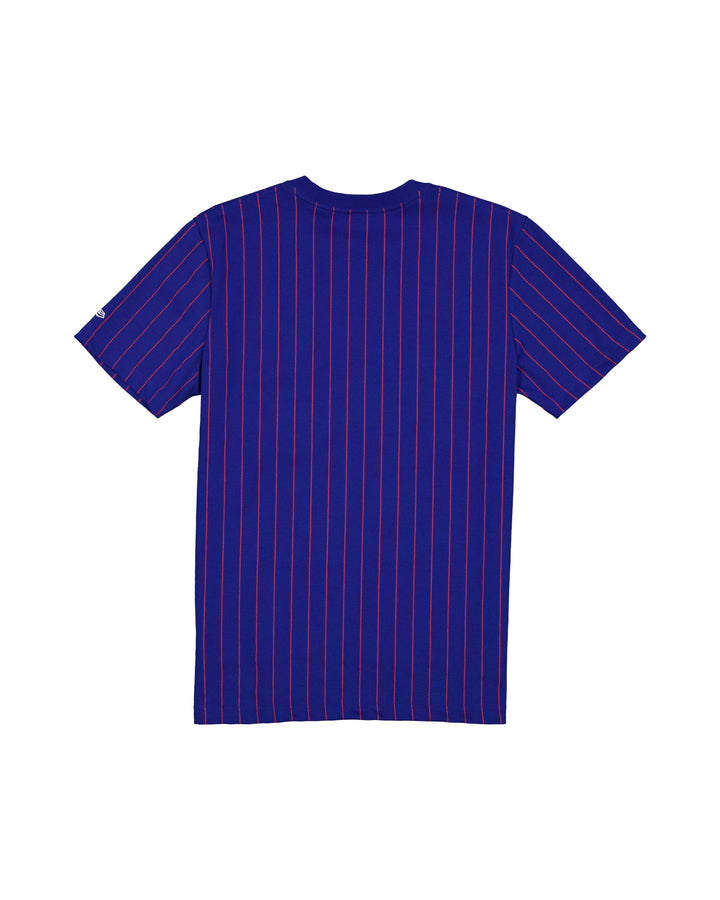 Chicago Cubs Pinstripe Royal Blue Alternate Tee by New Era Shirts New Era