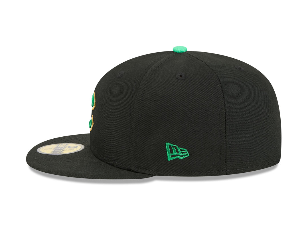 Chicago Cubs 2026 St. Patrick's Day Black 59FIFTY Fitted Cap by New Era Caps New Era