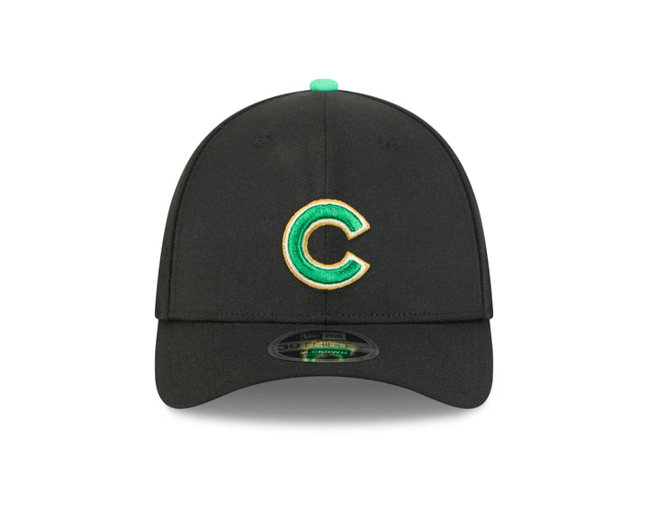 Chicago Cubs 2026 St. Patrick's Day Black 39Thirty Cap by New Era Caps New Era