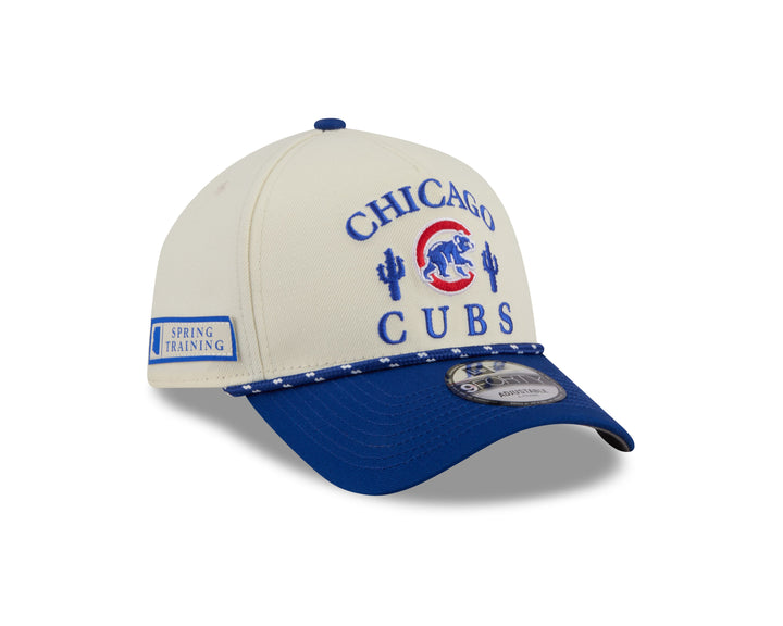 Chicago Cubs Walking Bear Cactus White Rope Strapback Cap by New Era Caps New Era