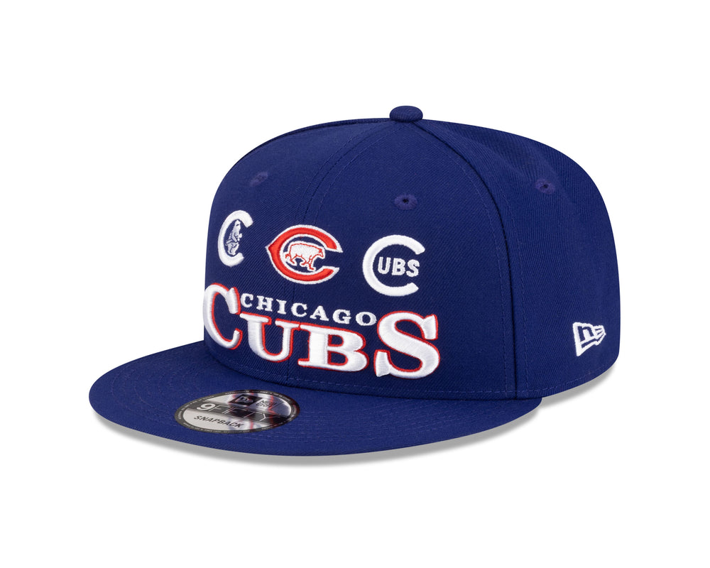 Chicago Cubs 150th Anniversary Logo Era 1 9FIFTY Snapback Cap in Navy by New Era Caps NEW ERA CAP COMPANY