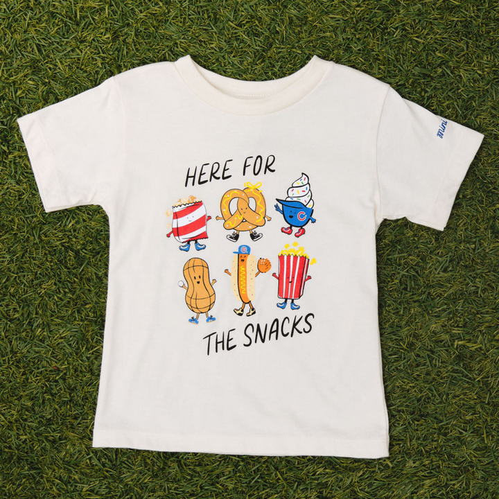 Chicago Cubs X Mini Wonder Here for the Snacks Toddler Tee Short Sleeve Tees Alice & Wonder