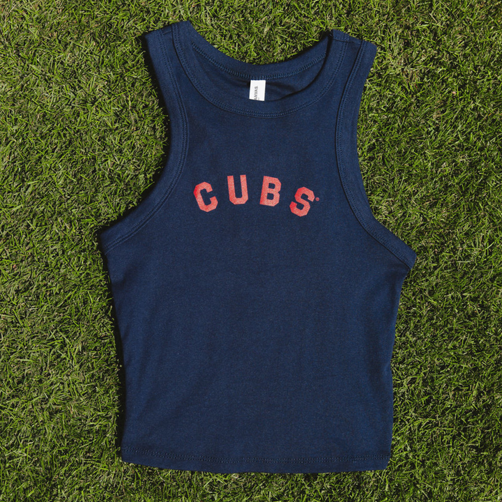 Chicago Cubs x Alice &amp; Wonder Cubs Baby Tank — Navy Shirts SOFT AS A GRAPE