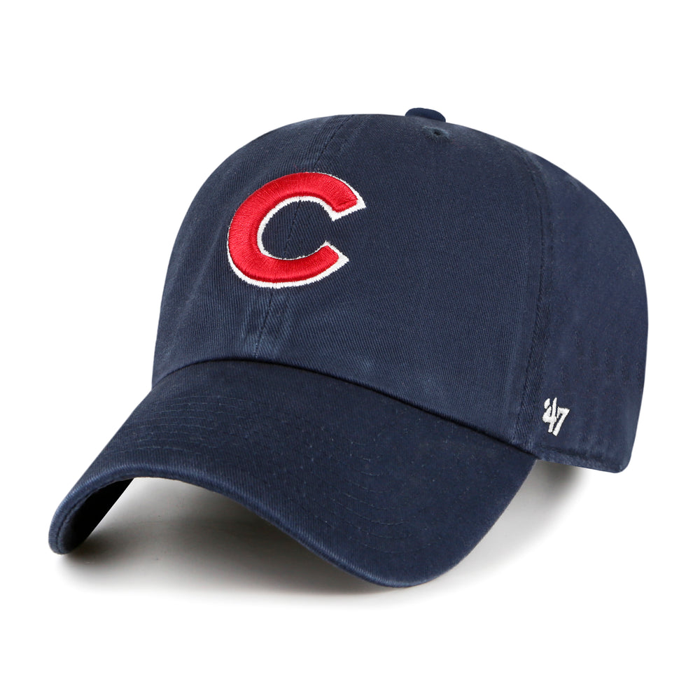 Chicago Cubs Logo Heritage USA Flag Cap Navy by '47 Brand Caps '47 Brand