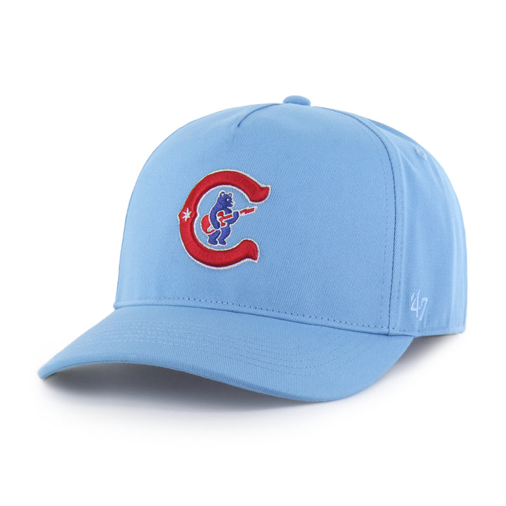 Chicago Cubs Blues Bear Script Hitch Cap by &