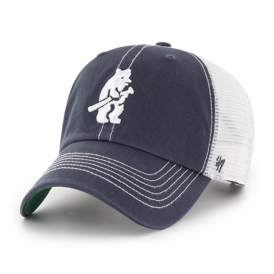 Chicago Cubs 1914 Trawler Clean Up Cap in Navy by &